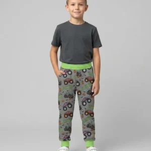 Custom Name Haunted Monster Trucks Bamboo Jogger