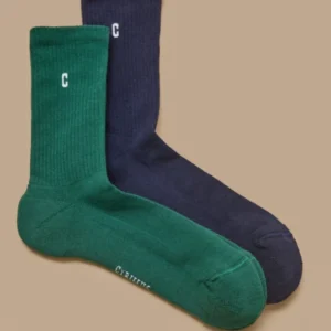 Herrensocken: 2er Set - Cyrillus X les 3 Tricoteurs