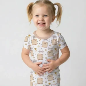 Afikomen Hunter Bamboo Two Piece Short Sleeve Pajama Set