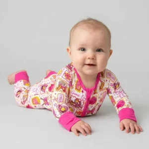 Pink Softball Game Day Bamboo Convertible Zippy