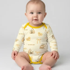 Sweat Yellow Mama Bear Bodysuit