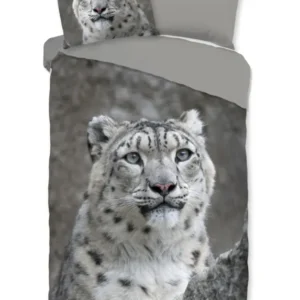 Guten Morgen Flanelled Bettbedeckung "Chief" - Grau - Dubbele instopflap
