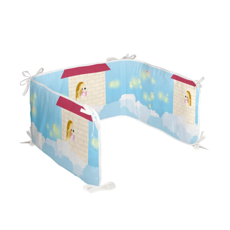 Long braid Protector cuna 210x40 cm