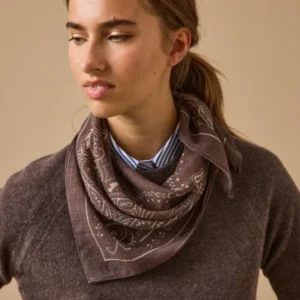 Damen-Bandana aus Wolle, bedruckt
