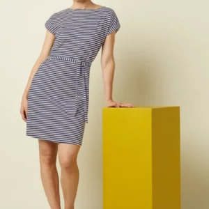 Aria Tunic Dress Mariniere Stripe - Beacon Blue