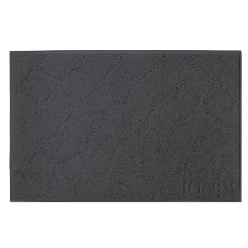 Badteppich 50 x 80 cm Uni Cornflower Anthrazit