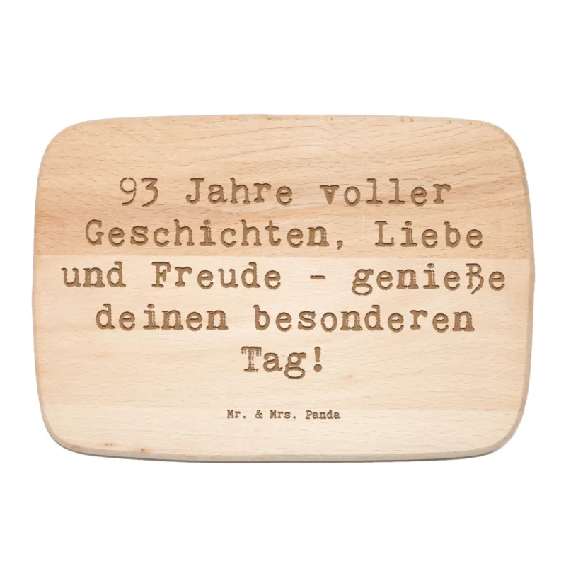 Frühstücksbrett Spruch 93. Geburtstag Freude|p:1740478|h:125ded658effc62f94d326f437e476e2