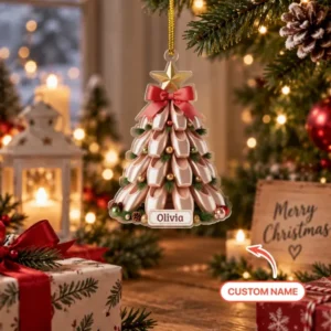 Ballet In Christmas Acrylic Ornament