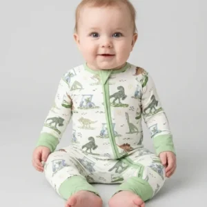 Dinos On The Green Daddy & Me Matching Bamboo Convertible Zippy