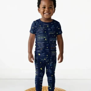 It Techy Job Matching Dad and Son Bamboo Two Piece Short Sleeve Pajama Set