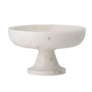 Schüssel Erin - Weißer Marmor mit elegantem Stand