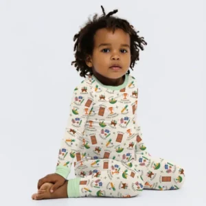 Kwanzaa Spirit Bamboo Two Piece Long Sleeve Pajama Set