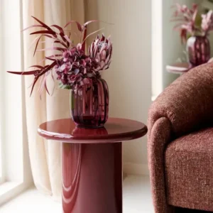 Vase Elvarin - edle Keramikvase in rot