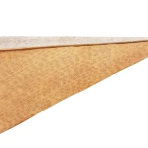 Handgefertigtes Wandregal PYRAMID 40cm gold antik Metall Hammerschlag Design