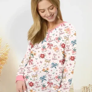 She Is Mom Bamboo Women Pajama Set