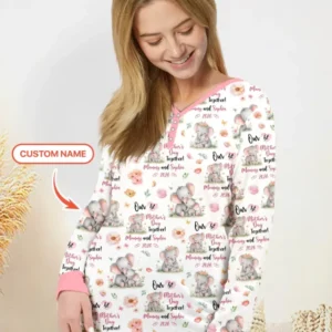 Personalized Our 1st Mother's Day Together Bamboo Women Pajama Set