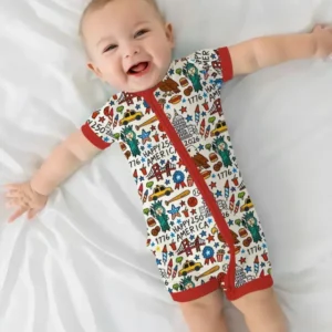 Doodle America 250th Anniversary Family Bamboo Shorty Zippy