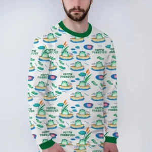 Hoppy Passover Family Matching Bamboo Men's Pajama Set