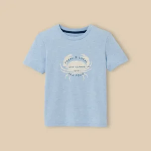 Jungen T-Shirt, meliert - Bio-Baumwolle