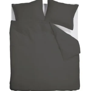 Ambiante Satin Uni Bettwäsche - Dunkelgrau