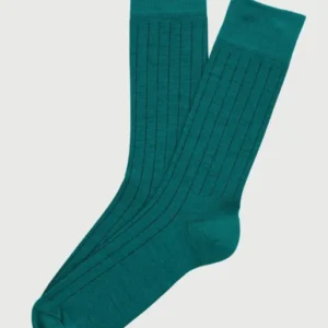 Chaussettes laine et coton forêt homme 1