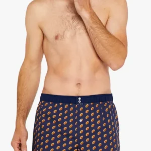Caleçon avec suspensoir Homme Le Club n°1080 Marine 1