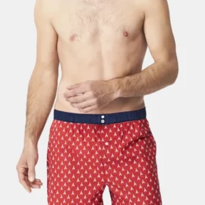 Caleçon avec suspensoir Homme Le Club n°1140 Rouge 1