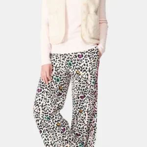 Veste Femme sans manches Polaire Blanc et Ivoire 1