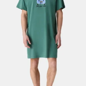 Chemises de nuit Homme Shirt Ski You Later VERT 1