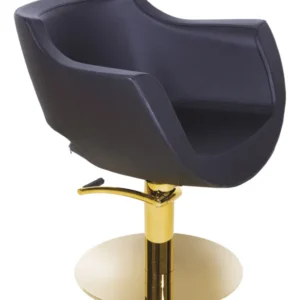GammaStore Friseurstuhl AUREOLE BASE SUPERGOLD BLACK COLOR