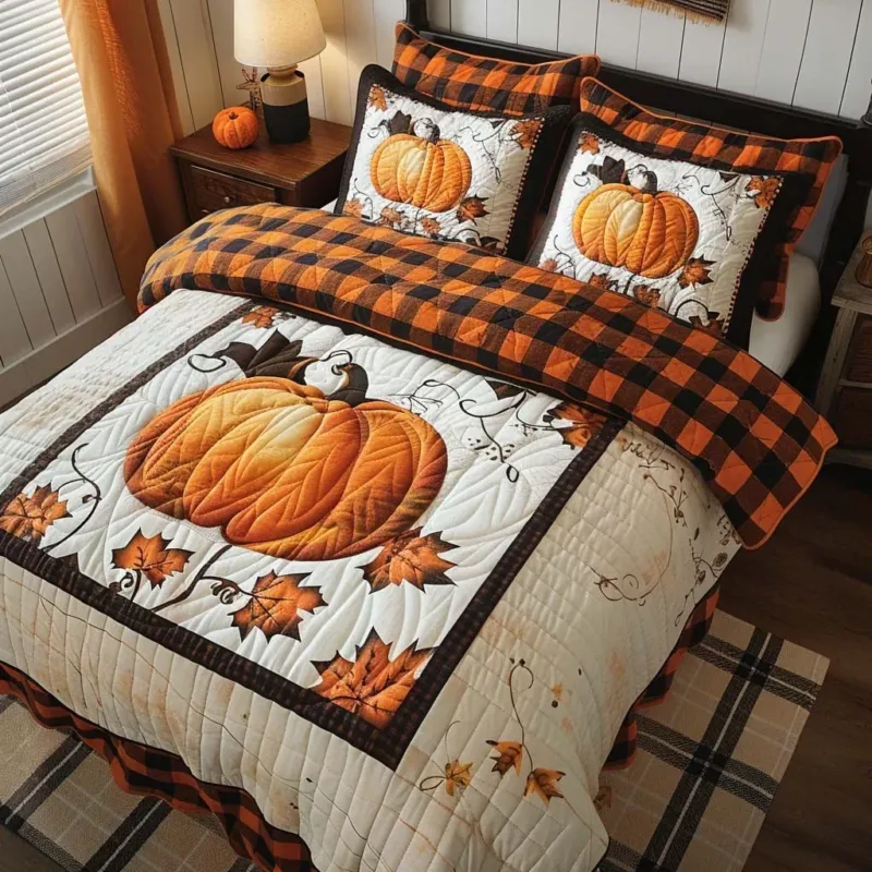 Autumn Haven Bamboo Quilt Bedding Set