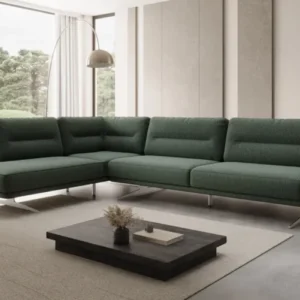 Designer Ecksofa closed Torino in Bouclé
