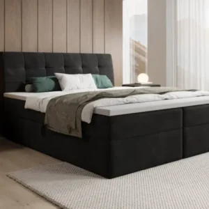 Boxspringbett Amalia Samt mit Stauraum