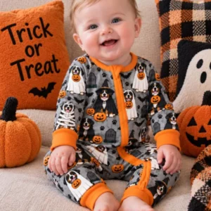 Bernese Mountain Dog Halloween Bamboo Convertible Zippy