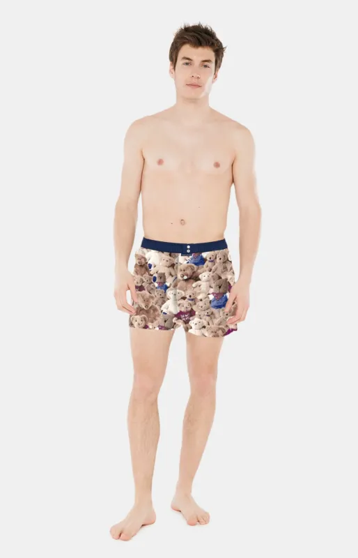 Caleçon avec suspensoir Homme Le Club n°1015 Beige et Marron 4