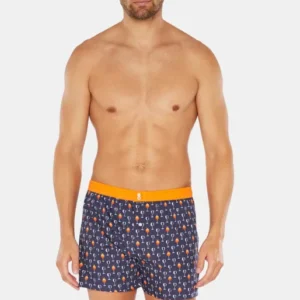 Caleçon avec suspensoir Homme Le Club n°971 Marine 1
