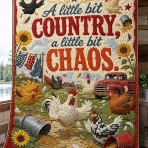 Country Chaos Bamboo Quilt Blanket