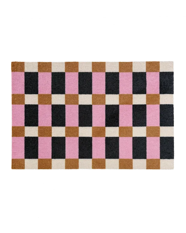 Design Custom Size Doormat Lobby Check Copenhagen | Maison Deux