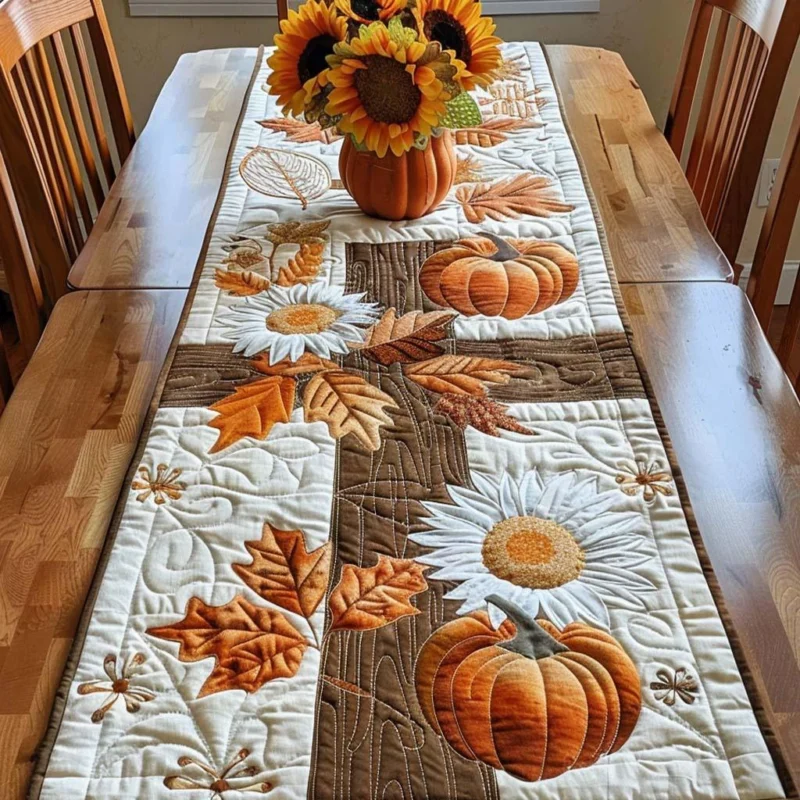 Faithful Fall Quilt Table Runner