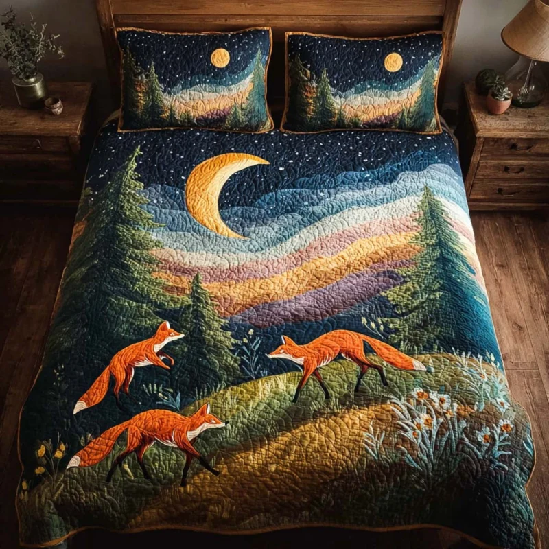Fox Mountain Bamboo Quilt Bedding Set