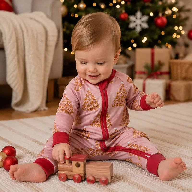 Gingerbread Cookie Christmas Tree Bamboo Convertible Zippy