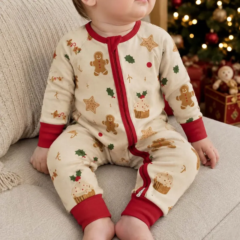 Gingerbread Holiday Friends Bamboo Convertible Zippy