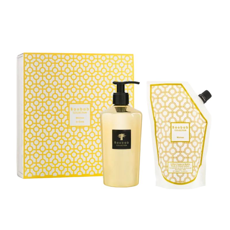 Flüssigseife Geschenkset "Women in Gold"