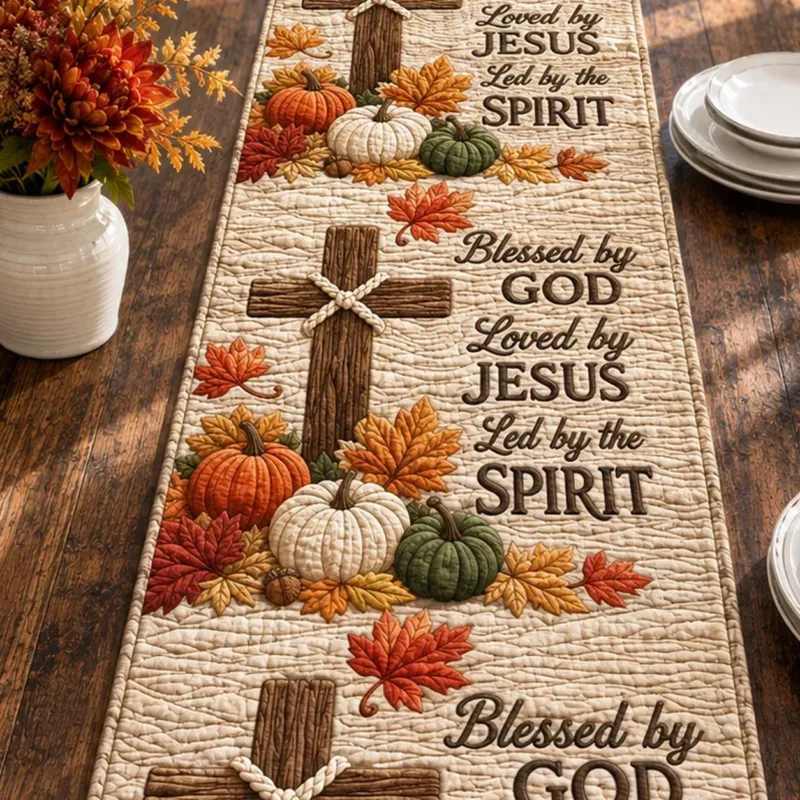 Harvest Faith Quilt Table Runner