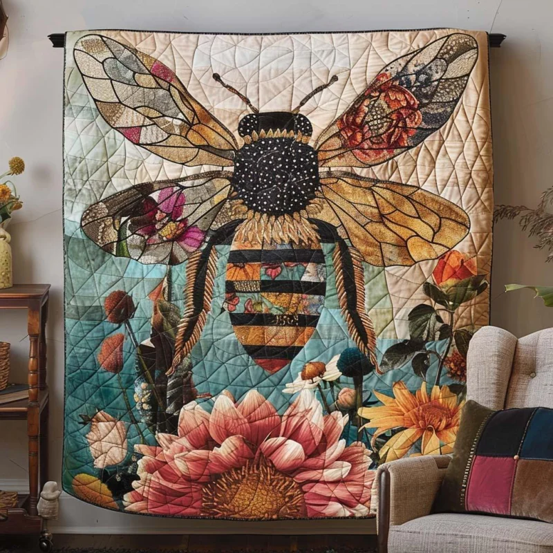 Honey Meadow Bamboo Quilt Blanket