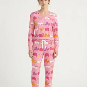Bookworm Family Matching Bamboo Women Pajama Set
