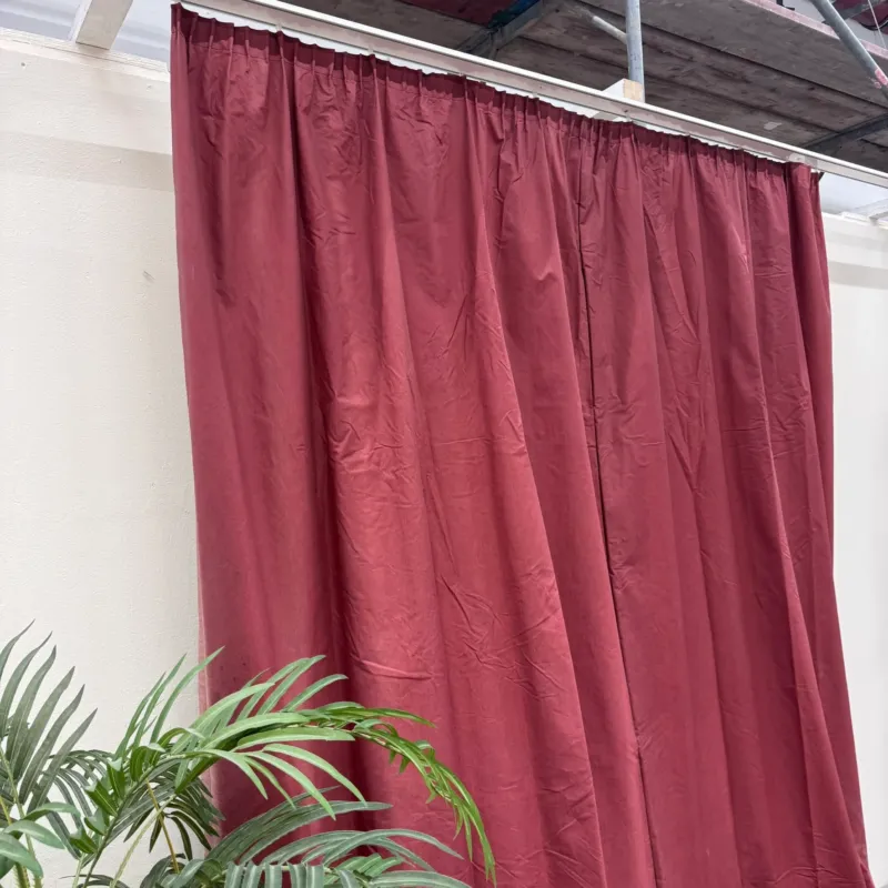 Gardine Altrot 195x270 Verdunkler Vorhang Gebraucht
