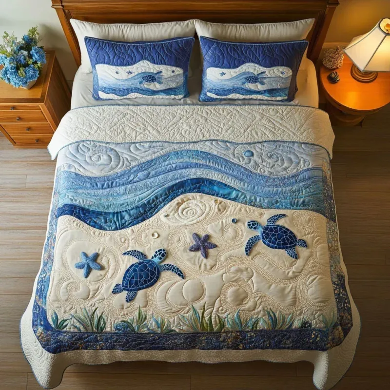 Island Escape Bamboo Quilt Bedding Set