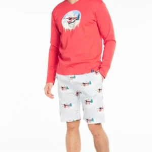 Pyjashort Homme Dodo Grande Vitesse Bleu 1