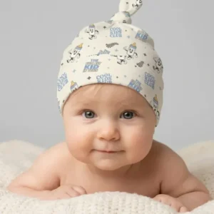 Custom Name Cool Club Daddy & Me Matching Bamboo Knotted Hat